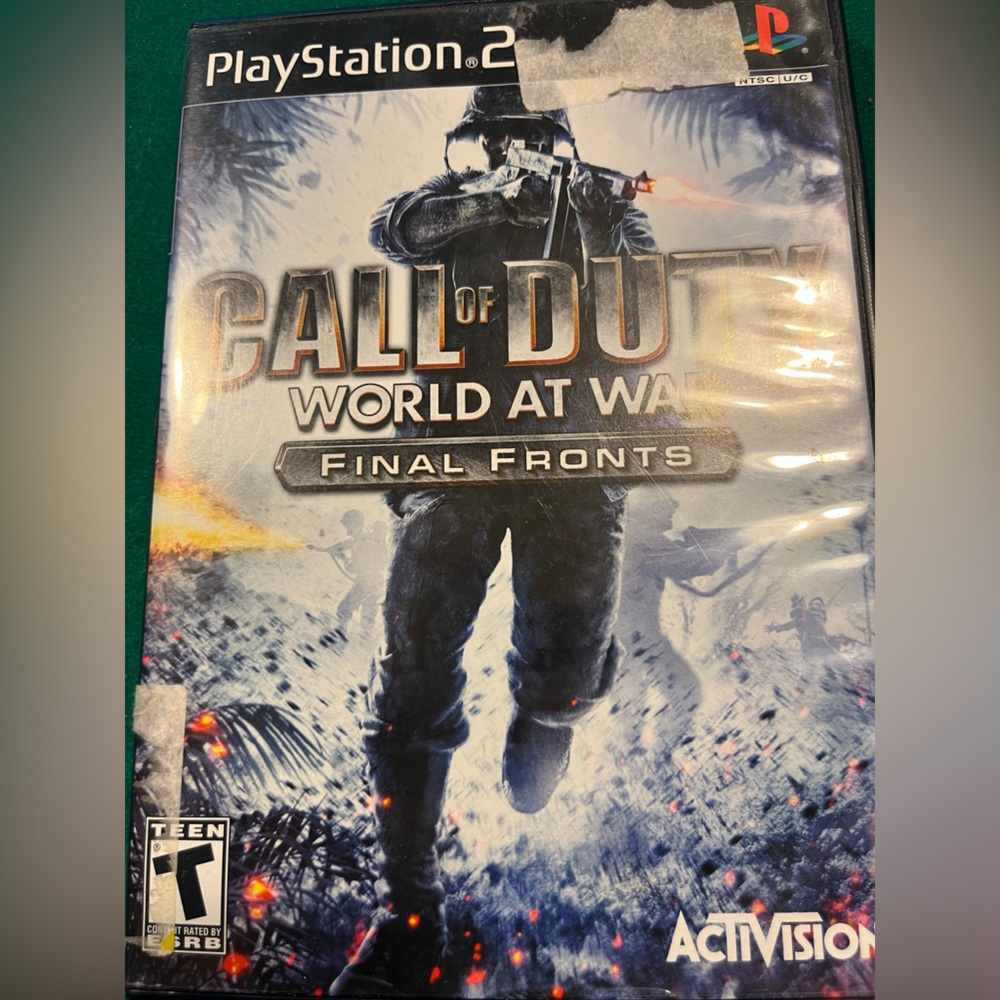 Call of Duty: World at War Final Fronts (Sony PlayStation 2) PS2 Complete Tested